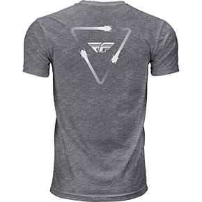 FLY RACING Fly Squad Tee Grey Heather Lg