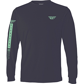 FLY RACING Fly Tribe Long Sleeve Tee Navy/green Md