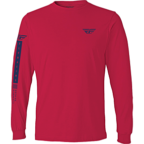FLY RACING Fly Tribe Long Sleeve Tee Red/blue Xl