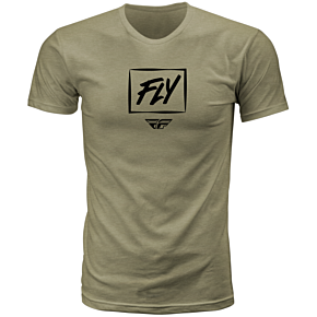 FLY RACING Fly Zoom Tee Light Olive Md
