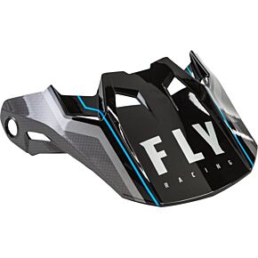 FLY RACING Formula Carbon Axon Helmet Visor Black/grey/blue Xl-2x
