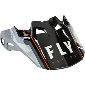 FLY RACING Formula Carbon Axon Helmet Visor Black/grey/orange Xl-2x