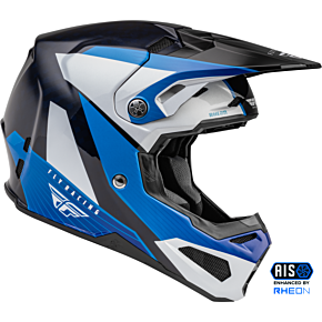 FLY RACING Formula Carbon Prime Helmet Blue/white/blue Carbon Lg