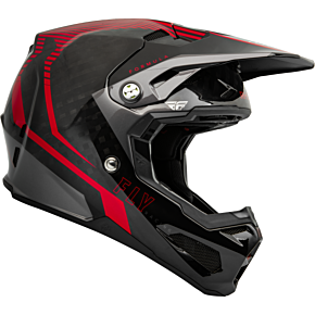 FLY RACING Formula Carbon Tracer Helmet Red/black Md
