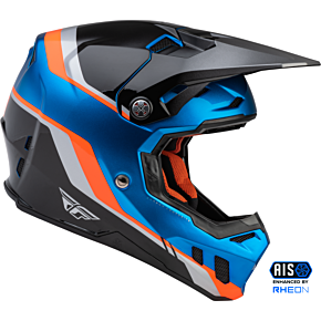 FLY RACING Formula Cc Driver Helmet Blue/orange/black 2x