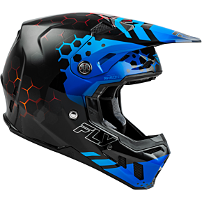 FLY RACING Formula Cc Tektonic Helmet Black/blue/red 2x