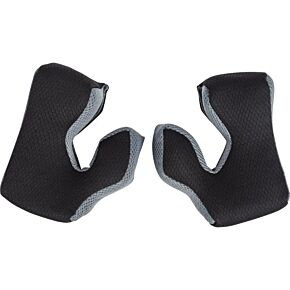 FLY RACING Formula Cheek Pad Black/cool Grey Lg 25mm