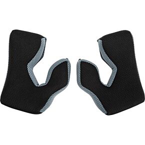 FLY RACING Formula Cheek Pad Black/cool Grey Xs 55mm
