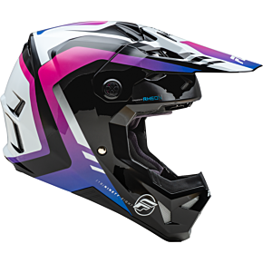 FLY RACING Formula Cp Krypton Helmet White/black/purple Sm