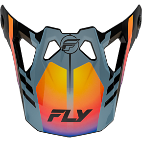 FLY RACING Formula Cp Krypton Visor Grey/black/electric Fade M-2x
