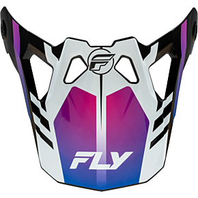 FLY RACING Formula Cp Krypton Visor White/black/purple M-2x