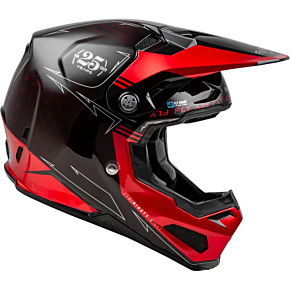FLY RACING Formula S Carbon Legacy Helmet Red Carbon/black Sm