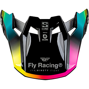 FLY RACING Formula S Carbon Legacy Visor Black/elec Blue/fuschia Xl/2x