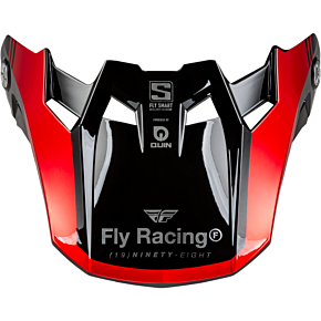 FLY RACING Formula S Carbon Legacy Visor Red Carbon/black Md/lg