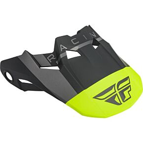 FLY RACING Formula Vector Helmet Visor Matte Hi-vis/grey/black Md-lg