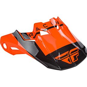 FLY RACING Formula Vector Visor Neon Orange/charcoal Grey Yl-sm