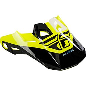 FLY RACING Formula Visor Black/hi-vis Md-lg