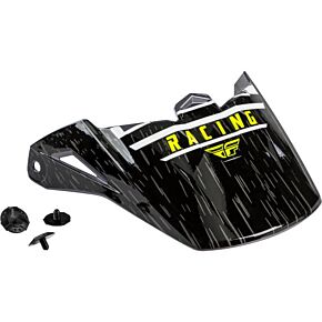 FLY RACING Kinetic K120 Helmet Visor Black/white/hi-vis