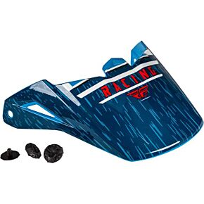 FLY RACING Kinetic K120 Helmet Visor Blue/white/red