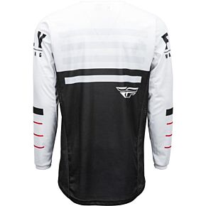 FLY RACING Kinetic K120 Jersey Black/white/red Ym