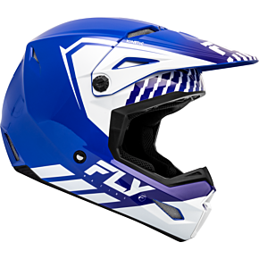 FLY RACING Kinetic Menace Helmet Blue/white Md