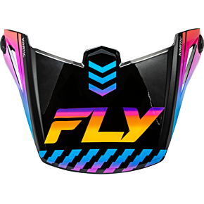FLY RACING Kinetic Menace Visor Black/sunrise