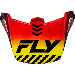 FLY RACING Kinetic Menace Visor Red/black/yellow