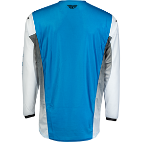 FLY RACING Kinetic Mesh Kore Jersey Blue/white/hi-vis Lg