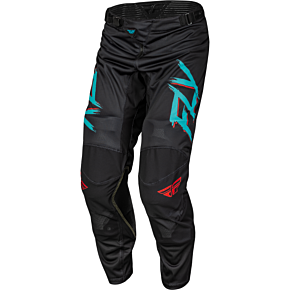 FLY RACING Kinetic Mesh Rave Pants Red/black/mint Sz 38