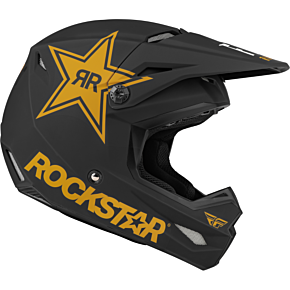 FLY RACING Kinetic Rockstar Helmet Matte Black/gold Xs