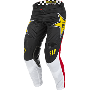 FLY RACING Kinetic Rockstar Mesh Pants Black/red/white Sz 32