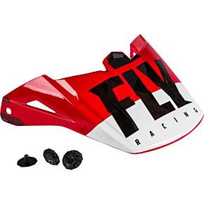 FLY RACING Kinetic Thrive Helmet Visor Red/white/black