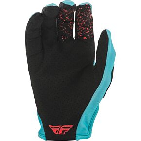 FLY RACING Lite Gloves Blue/coral Sz 09