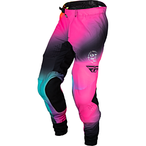FLY RACING Lite Le Legacy Pants Fuschia/elec Blue/hi-vis Sz 36