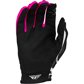 FLY RACING Lite Uncaged Gloves Black/white/neon Pink Sm