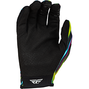FLY RACING Lite Warped Gloves Black/pink/electric Blue Xs