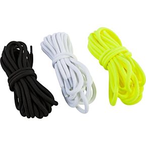 FLY RACING Marker Boot Laces Black/hi-vis/white 3/pr