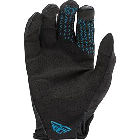 FLY RACING Media Gloves Black/blue Sz 13