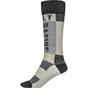 FLY RACING Mx Socks Thick Grey/black Lg/xl