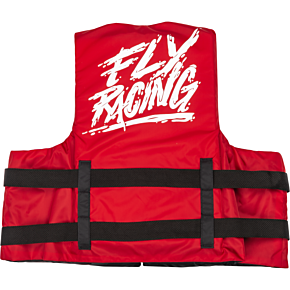 FLY RACING Nylon Flotation Vest Red/white 2x