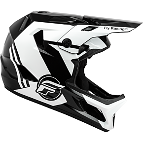 FLY RACING Rayce Helmet Black/white/grey Sm
