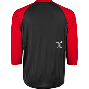 FLY RACING Ripa 3/4 Sleeve Jersey Black/red 2x