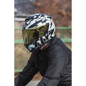 FLY RACING Sentinel Outer Faceshield Gold Mirror