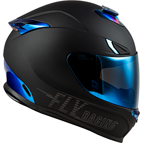 FLY RACING Sentinel Recon Helmet Matte Black/blue Chrome Xl