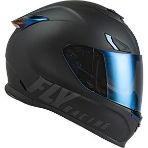 FLY RACING Sentinel Recon Helmet Matte Black/blue Chrome Xl