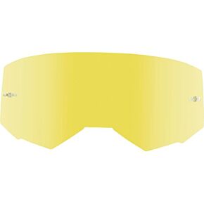 FLY RACING Single Lens W/post Adult Gold Mirror/smoke