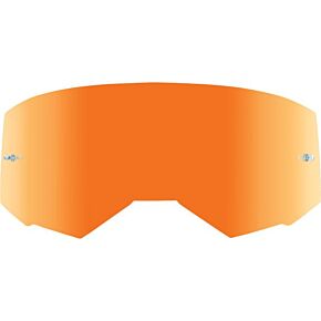 FLY RACING Single Lens W/post Adult Orange Mirror/smoke