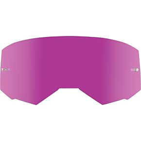 FLY RACING Single Lens W/post Adult Pink Mirror/smoke