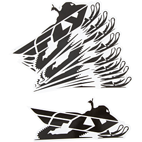 FLY RACING Snow Sticker - 10/pk 8"