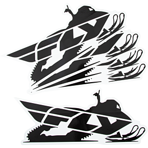 FLY RACING Snow Sticker - 5/pk 15"